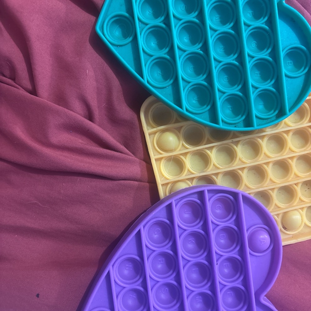 Heart-Shaped Pop It Fidget Toys